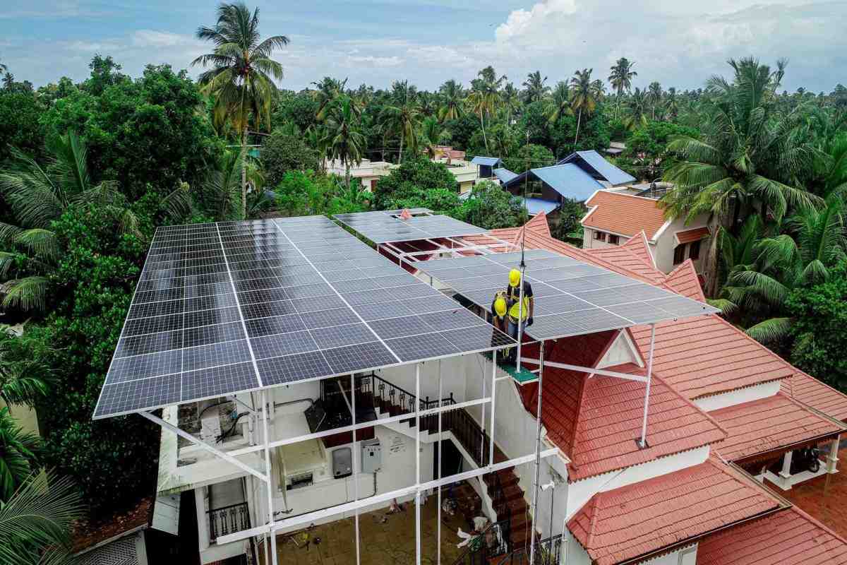 Solar installation by All in One Powertech Solutions
